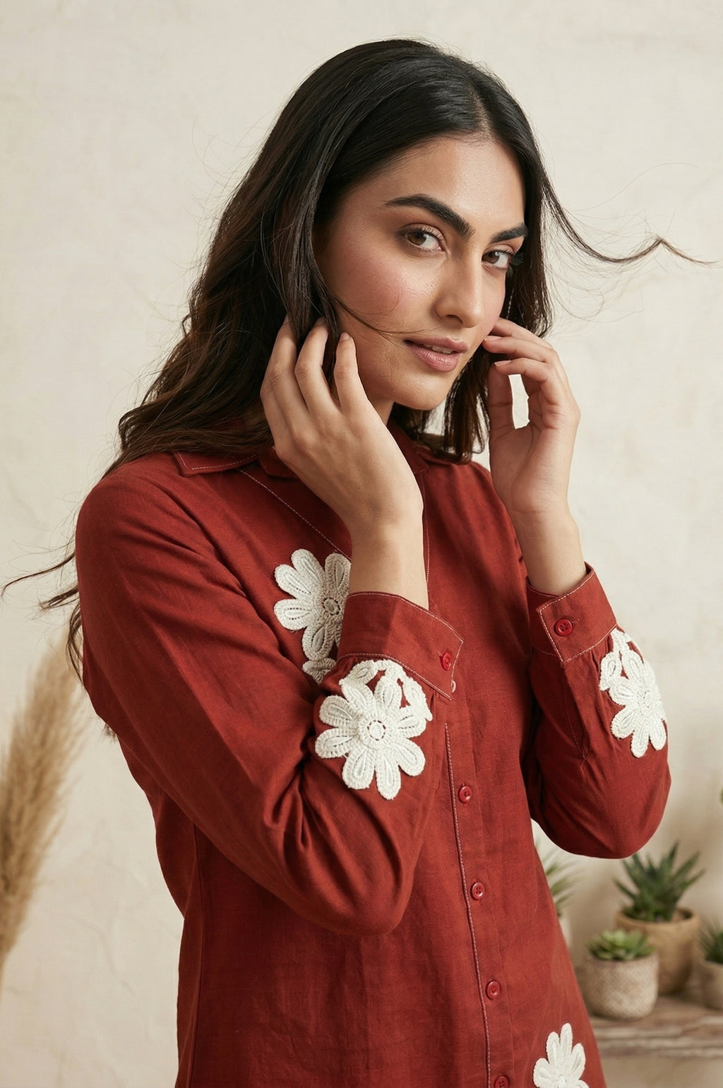 Pure Cotton Embroidered Co-Ord Set