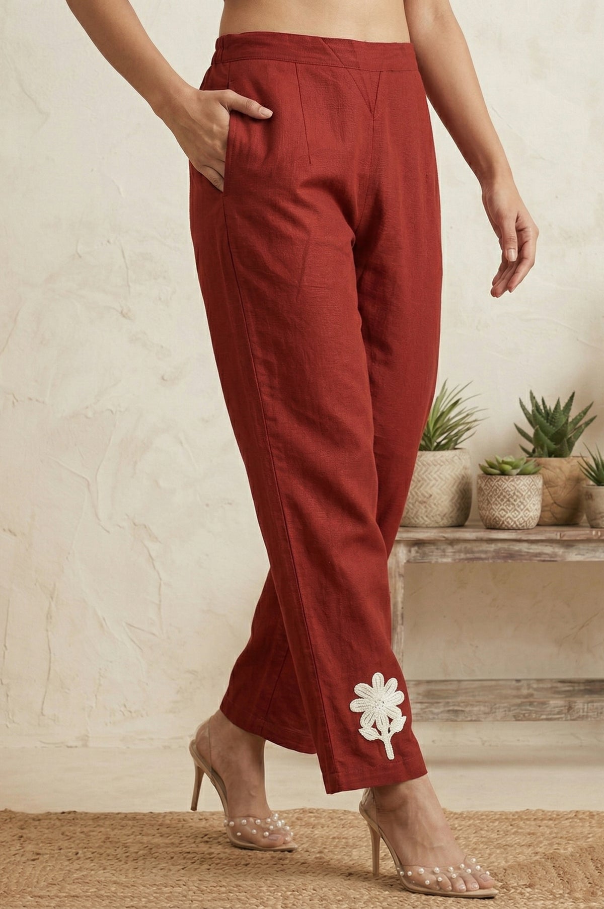 Pure Cotton Embroidered Co-Ord Set