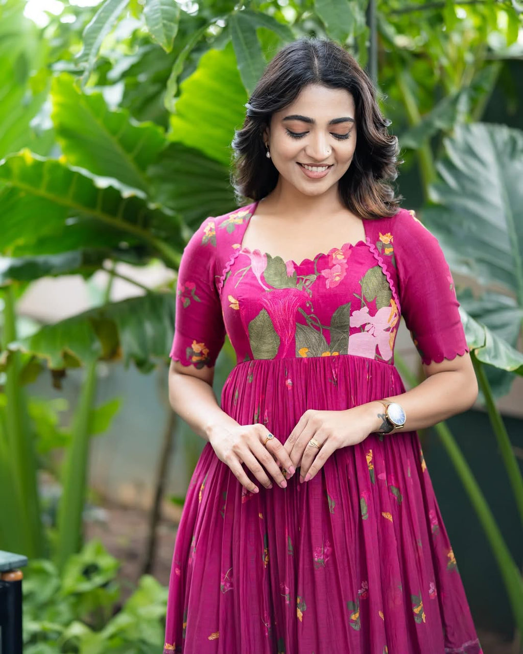 RUBINA LONG WESTERN DRESS